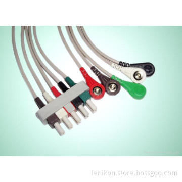 HP 5 Leads ECG cable
